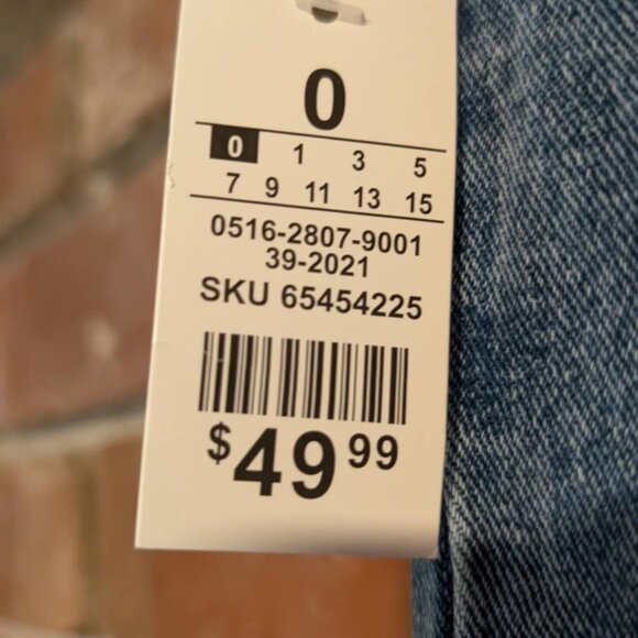 NWT Refuge Boyfriend Denim Jeans Size 0 - Picture 8 of 8